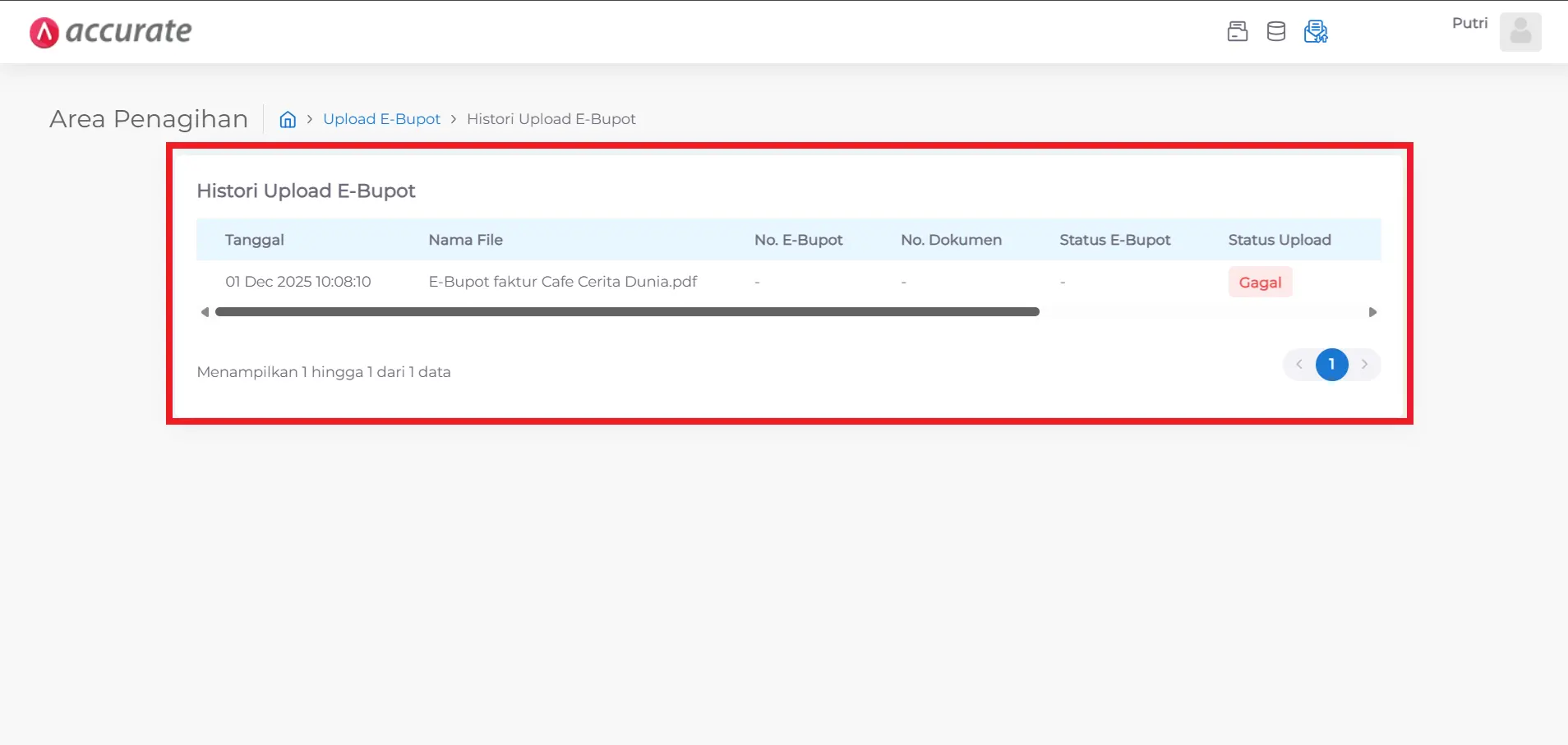 Cara upload e-Bupot PPh 23 Accurate Online
